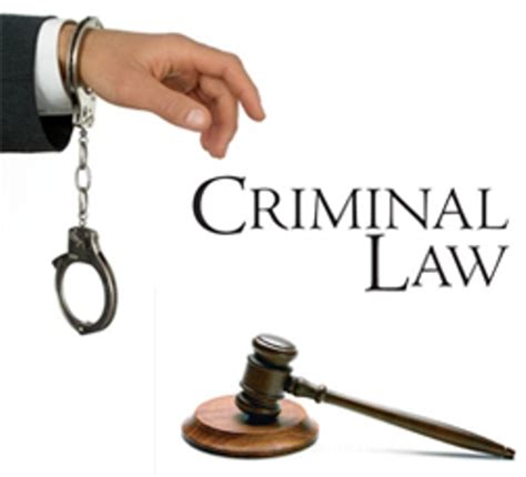 Criminal penalties – Criminal Law .